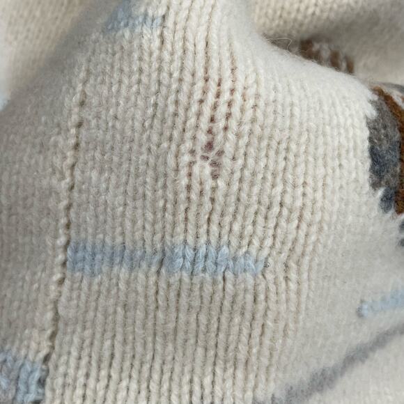 Vintage Ralph Lauren Wool Sweater Sled Dog Huskies Winter Holiday Hoodie Size S - Picture 14 of 16